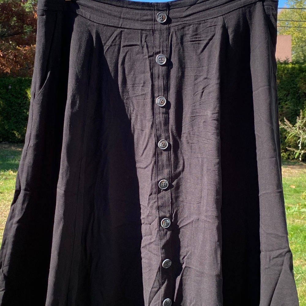 Torrid Black Midi Skirt